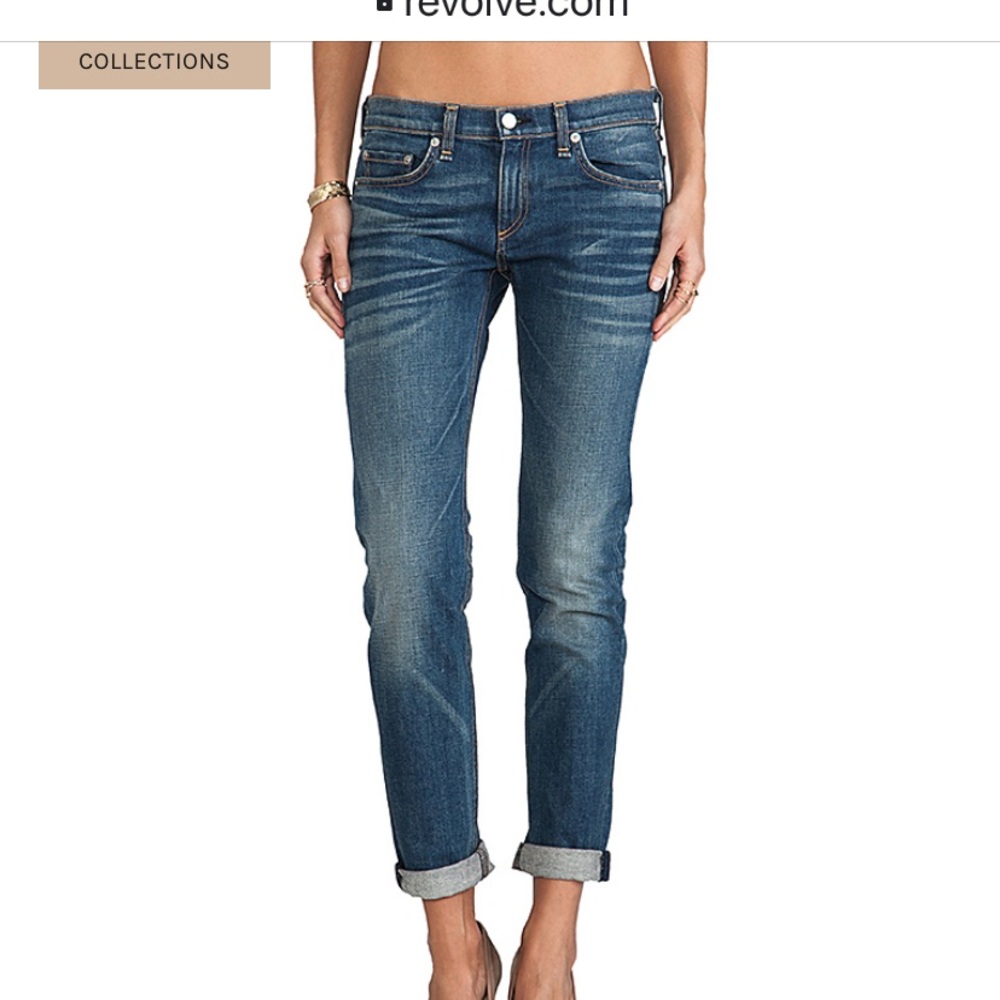 Rag & Bone Dre Bradford Slim Boyfriend Jeans